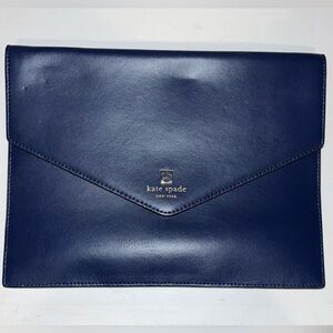 Kate Spade navy envelope clutch